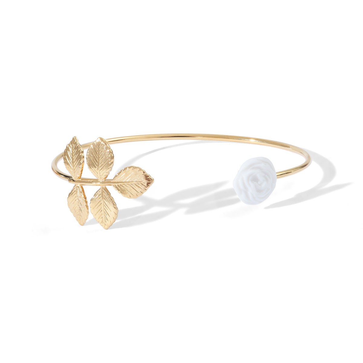 Bracelet Rose feuille