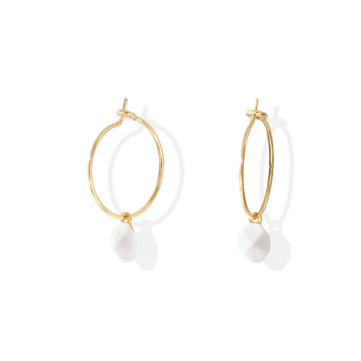 Créoles PM Sunset en porcelaine