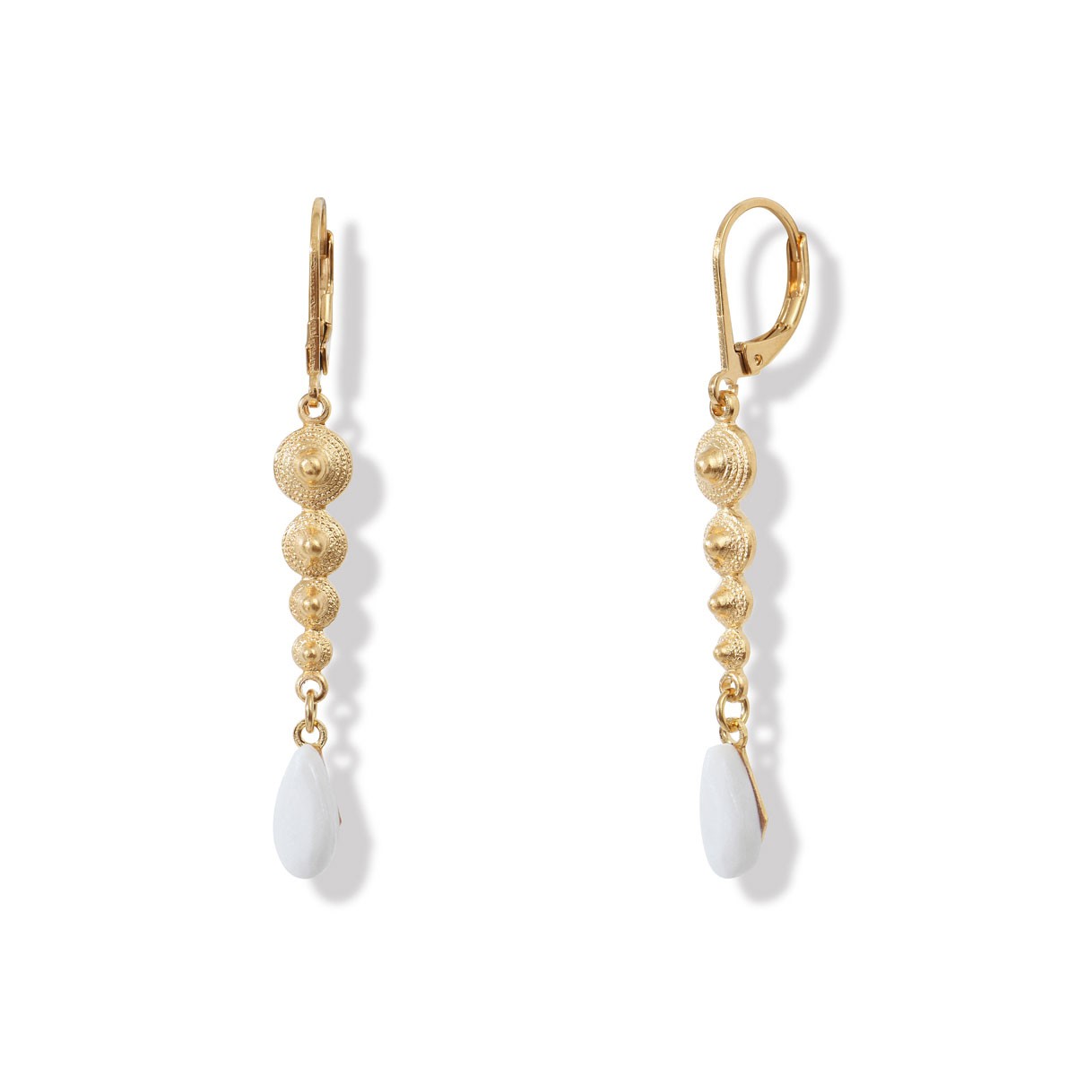 Dormeuses Byzance en porcelaine et métal doré