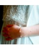 Bijou de mariage - Bracelet double Sunset