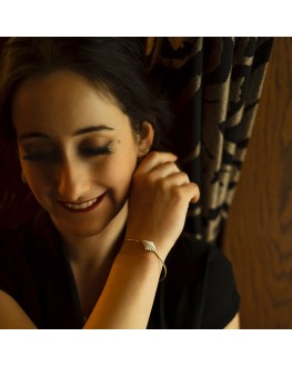 Portrait de @griisette portant le bracelet Manhattan