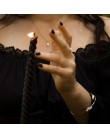 Flamme de bougie et collier Tête de mort, bijou en porcelaine et chaîne dorée
@griisette