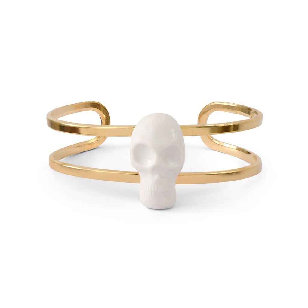 Bracelet Tête de mort GM en porcelaine de la collection Catacombes
Skull vanités