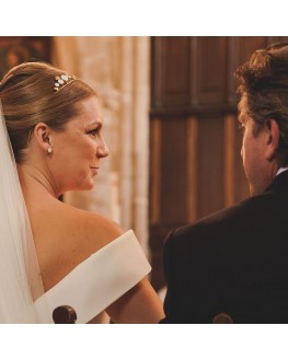 Piece d'exception, la tiare Maria Jardin, 
Parfaite pour des fiancailles, un mariage