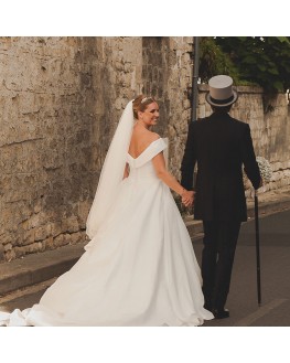 Wedding, mariage avec diadème
@Lauriane Metayer