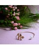 Bracelet Jardin feuille 1 - Décor fleuri