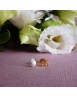Boucles d'Oreilles asymétriques Ashley - Décor fleuri